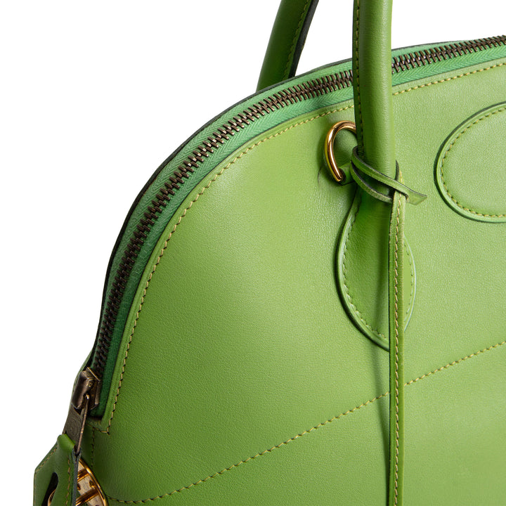 HERMES Vintage Gulliver Bolide 35 - Vert Cru