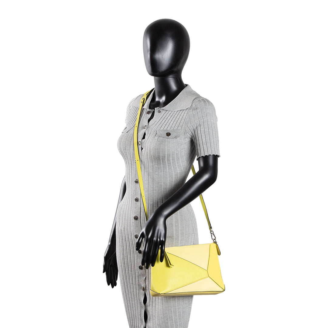 LOEWE Puzzle Pochette Crossbody Bag - Yellow