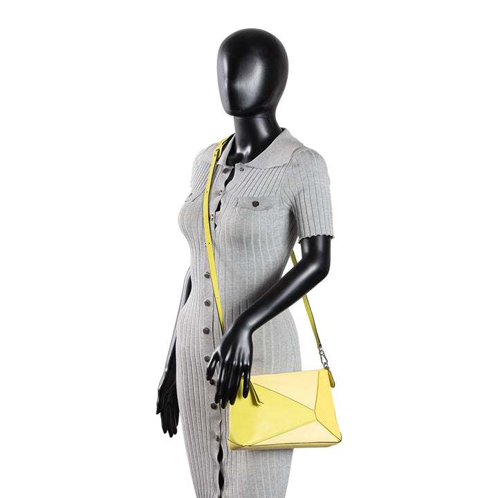 LOEWE Puzzle Pochette Crossbody Bag - Yellow