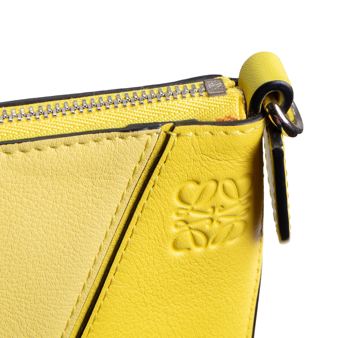 LOEWE Puzzle Pochette Crossbody Bag - Yellow