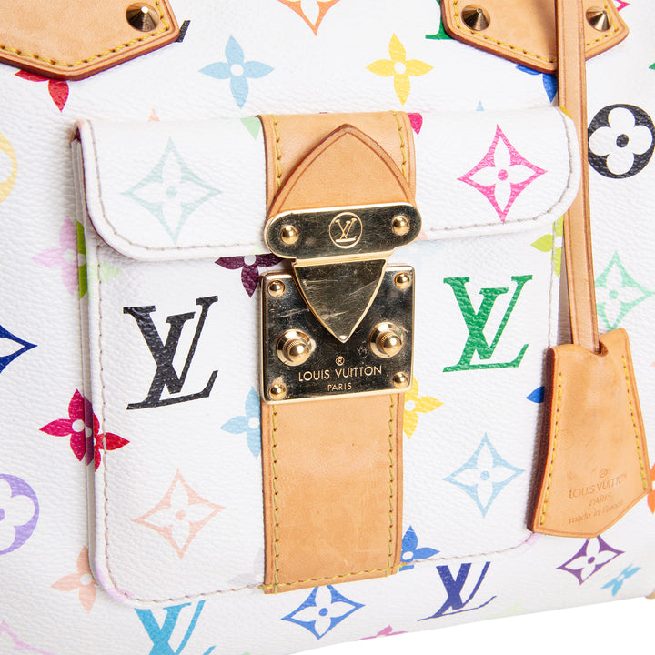LOUIS VUITTON Multicolore Monogram x Takashi Speedy 30 - White