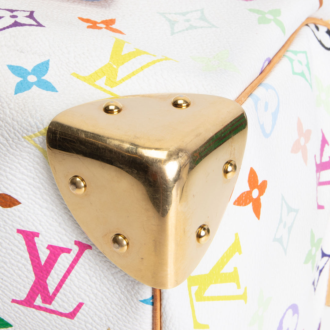 LOUIS VUITTON Multicolore Monogram x Takashi Speedy 30 - White
