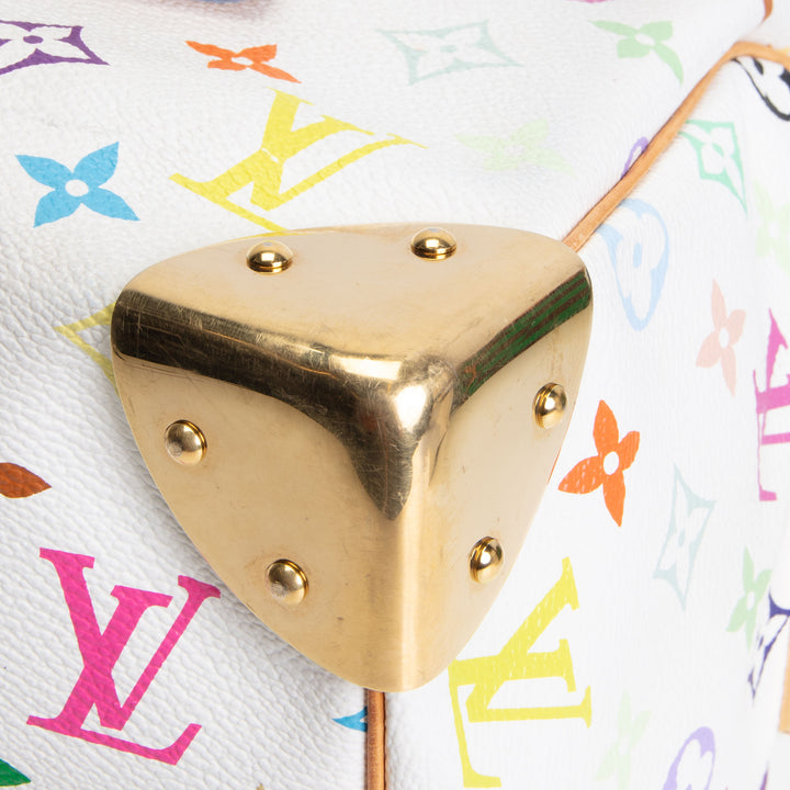LOUIS VUITTON Multicolore Monogram x Takashi Speedy 30 - White