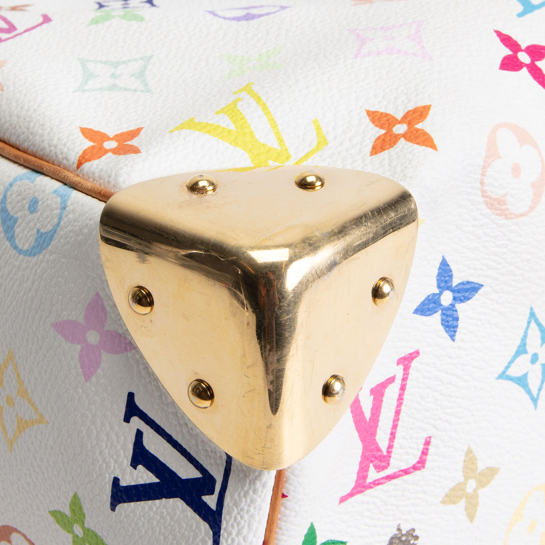 LOUIS VUITTON Multicolore Monogram x Takashi Speedy 30 - White