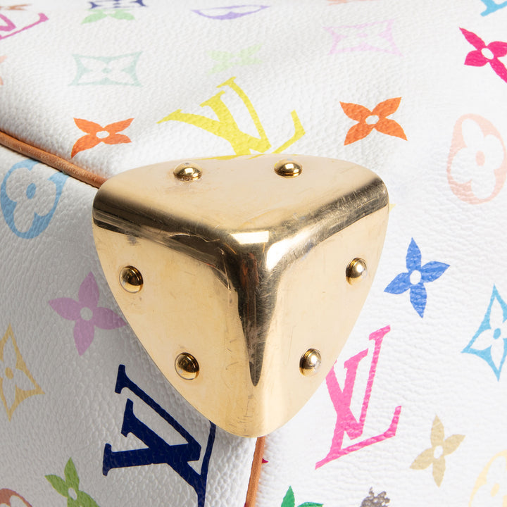LOUIS VUITTON Multicolore Monogram x Takashi Speedy 30 - White