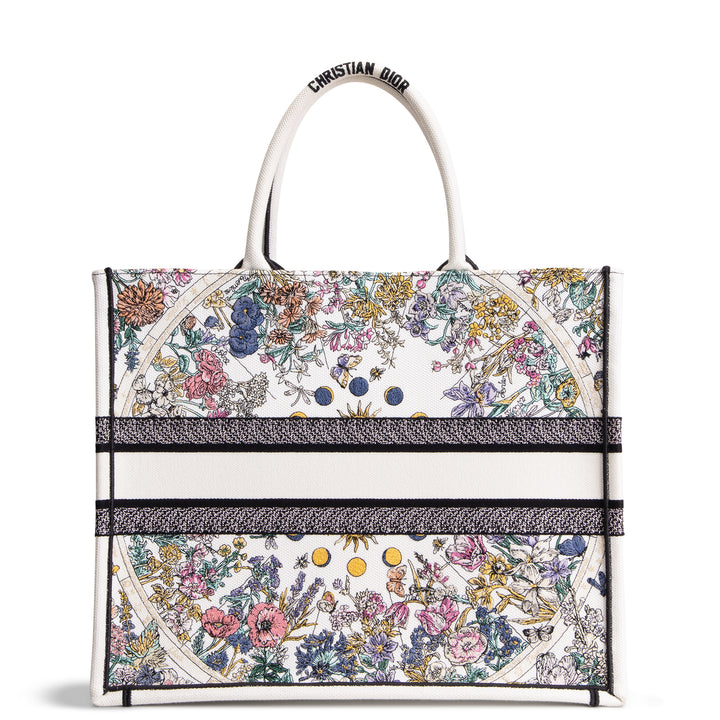 DIOR Embroidery Canvas Book Tote OUTLET FINAL SALE