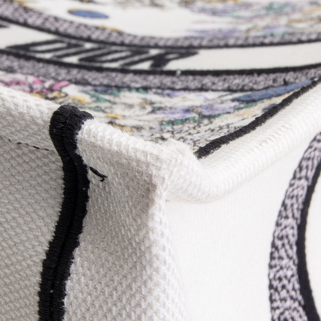 DIOR Embroidery Canvas Book Tote OUTLET FINAL SALE