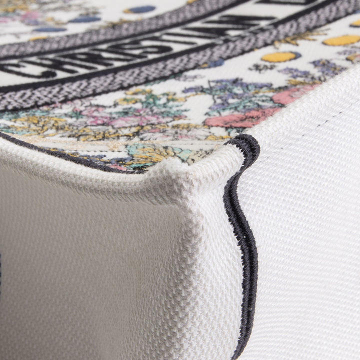 DIOR Embroidery Canvas Book Tote OUTLET FINAL SALE