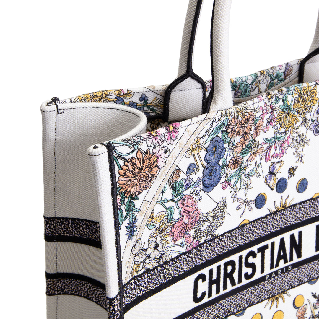 DIOR Embroidery Canvas Book Tote OUTLET FINAL SALE