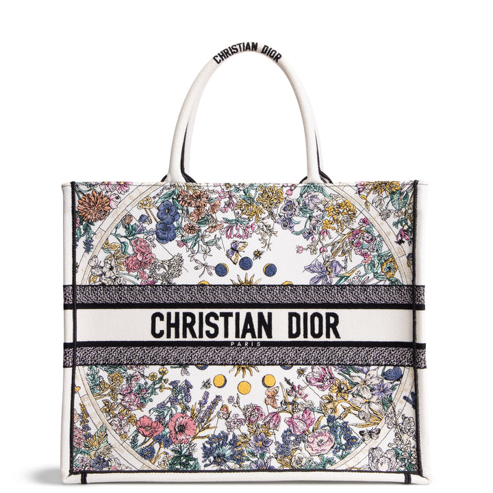 DIOR Embroidery Canvas Book Tote OUTLET FINAL SALE
