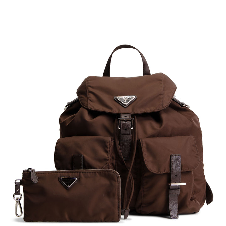 PRADA Tessuto Nylon Backpack - Sienna