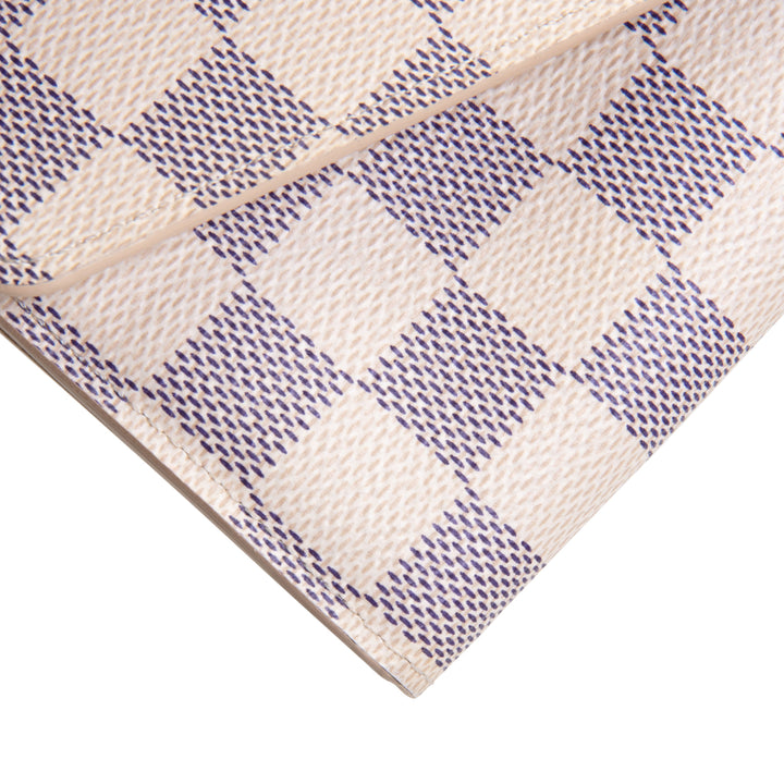 LOUIS VUITTON Damier Azur Sarah Wallet