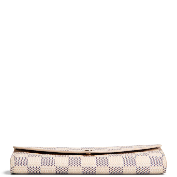 LOUIS VUITTON Damier Azur Sarah Wallet