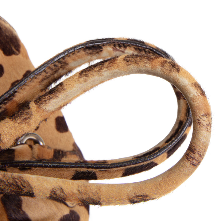 PRADA Cavallino Easy Bag - Leopard Pony Hair OUTLET FINAL SALE
