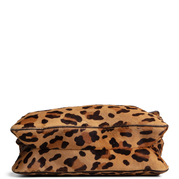 PRADA Cavallino Easy Bag - Leopard Pony Hair OUTLET FINAL SALE