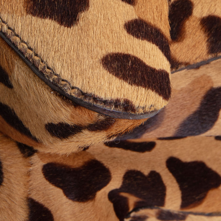 PRADA Cavallino Easy Bag - Leopard Pony Hair OUTLET FINAL SALE