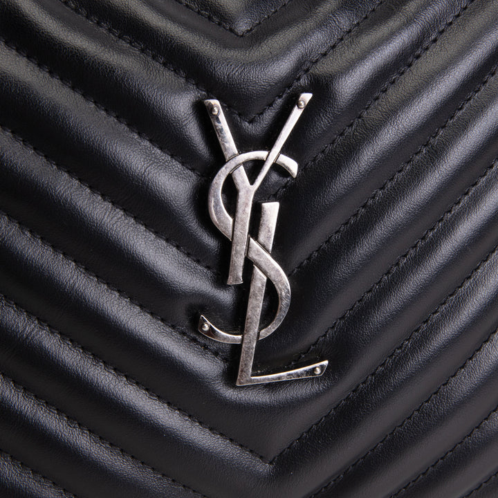 SAINT LAURENT Lou Camera Tassel Bag - Black