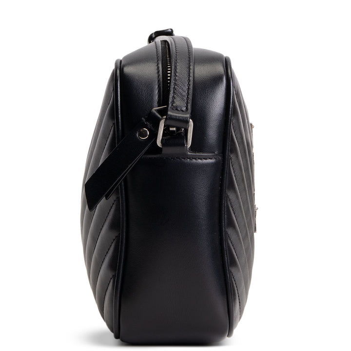 SAINT LAURENT Lou Camera Tassel Bag - Black