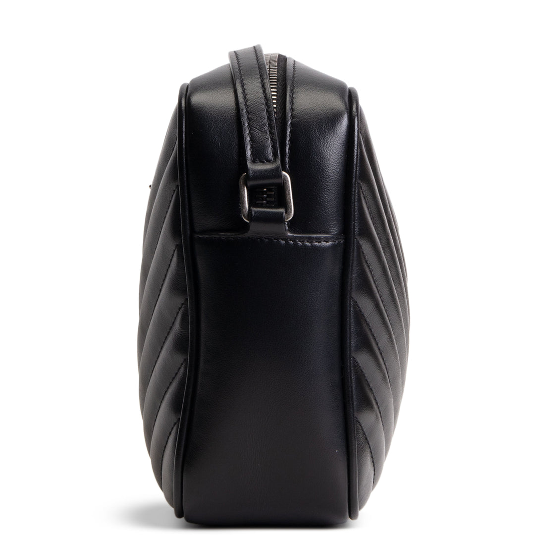 SAINT LAURENT Lou Camera Tassel Bag - Black