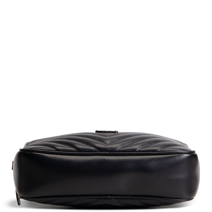 SAINT LAURENT Lou Camera Tassel Bag - Black