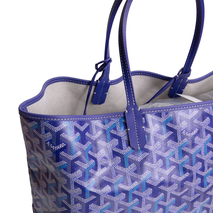 GOYARD Goyardine "Limited Edition" Saint Louis Tote - Blueberry