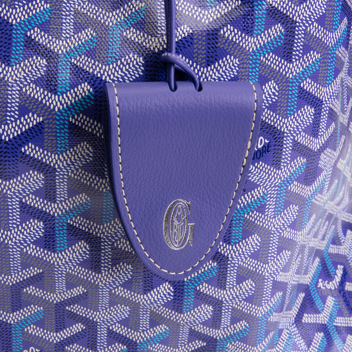 GOYARD Goyardine "Limited Edition" Saint Louis Tote - Blueberry