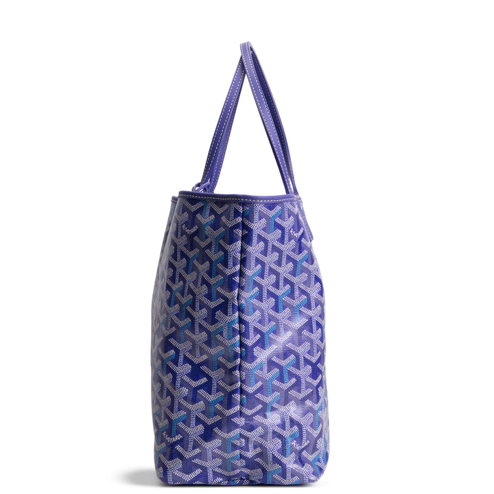 GOYARD Goyardine "Limited Edition" Saint Louis Tote - Blueberry