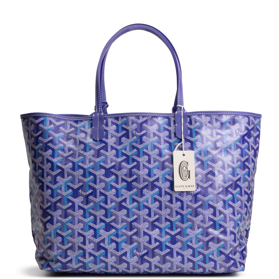 GOYARD Goyardine "Limited Edition" Saint Louis Tote - Blueberry