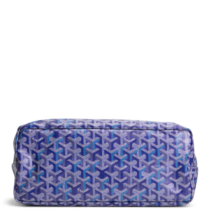 GOYARD Goyardine "Limited Edition" Saint Louis Tote - Blueberry