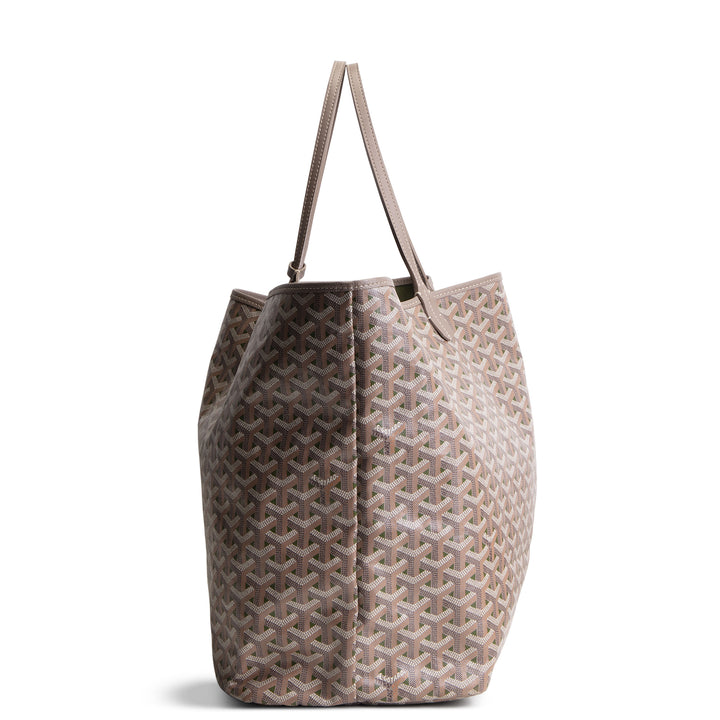 GOYARD Goyardine Claire Voie Saint Louis GM w/ Pouch - Grege Khaki