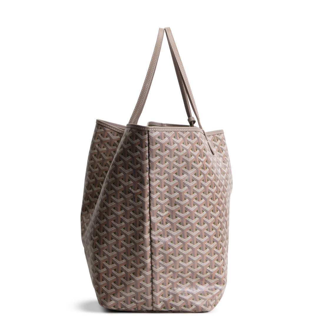 GOYARD Goyardine Claire Voie Saint Louis GM w/ Pouch - Grege Khaki