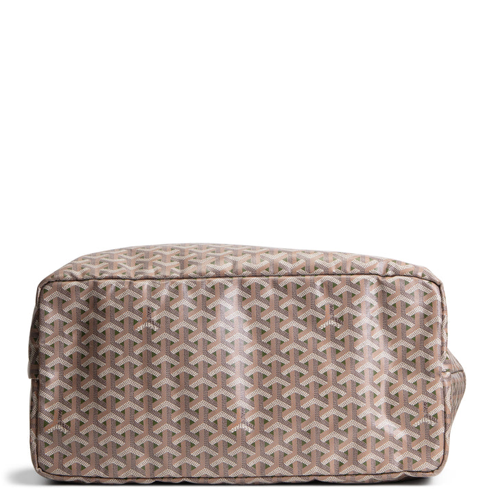 GOYARD Goyardine Claire Voie Saint Louis GM w/ Pouch - Grege Khaki