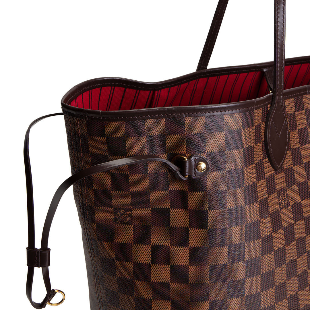 LOUIS VUITTON Neverfull GM Damier Ebene w/ Pouch