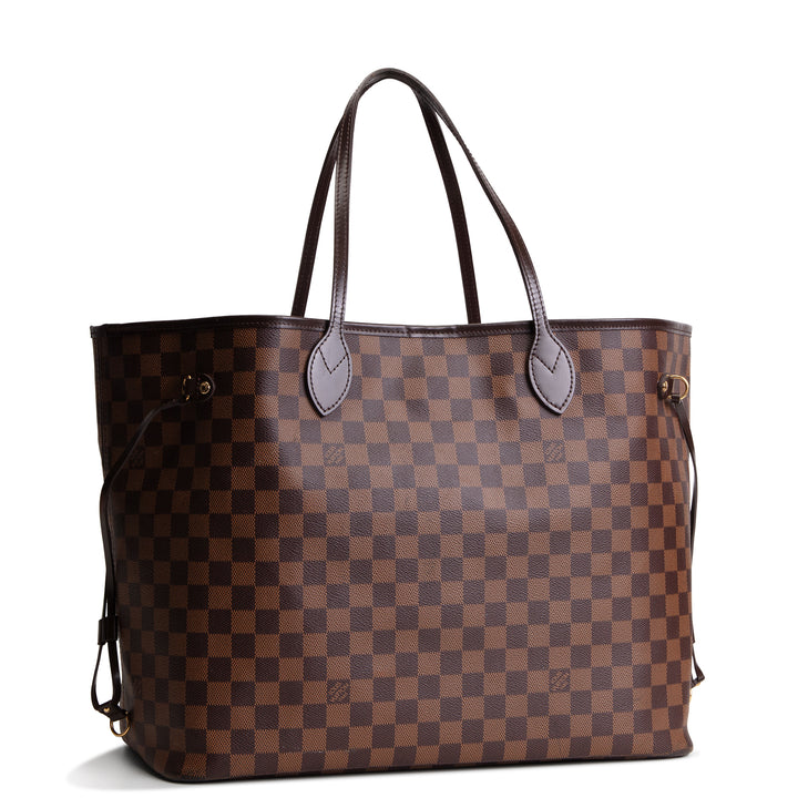 LOUIS VUITTON Neverfull GM Damier Ebene w/ Pouch