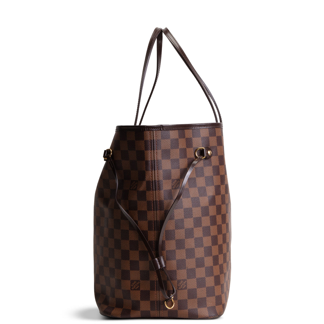 LOUIS VUITTON Neverfull GM Damier Ebene w/ Pouch