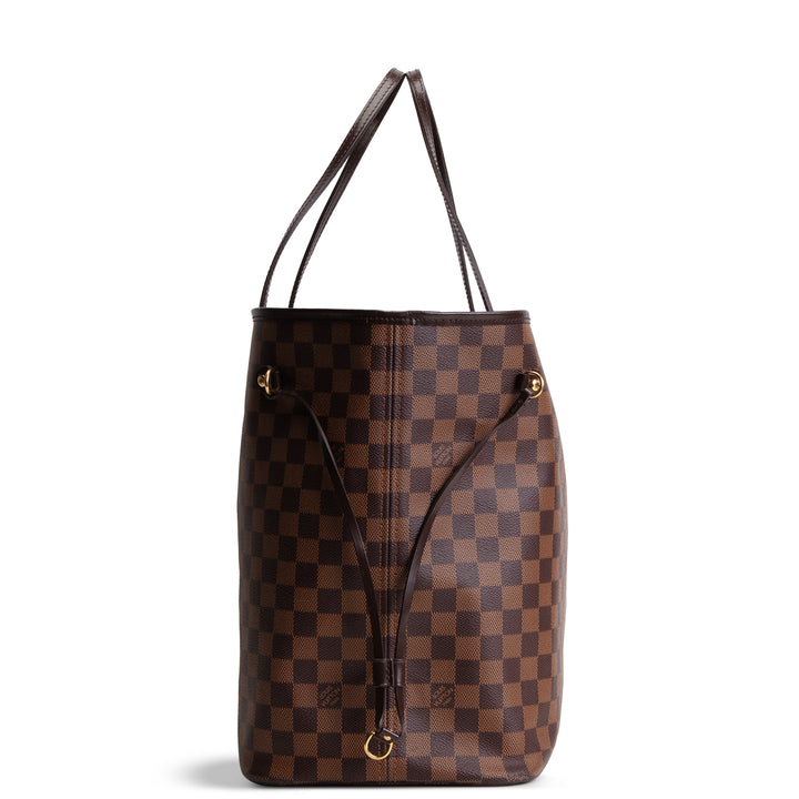 LOUIS VUITTON Neverfull GM Damier Ebene w/ Pouch