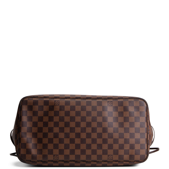 LOUIS VUITTON Neverfull GM Damier Ebene w/ Pouch
