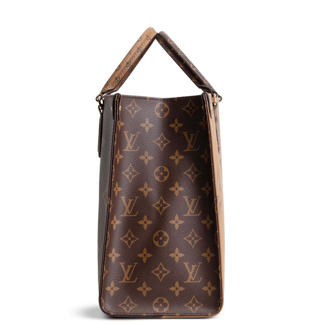 LOUIS VUITTON Monogram Reverse Onthego MM
