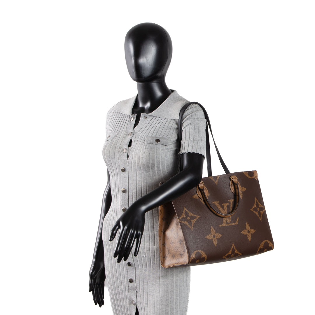 LOUIS VUITTON Monogram Reverse Onthego MM