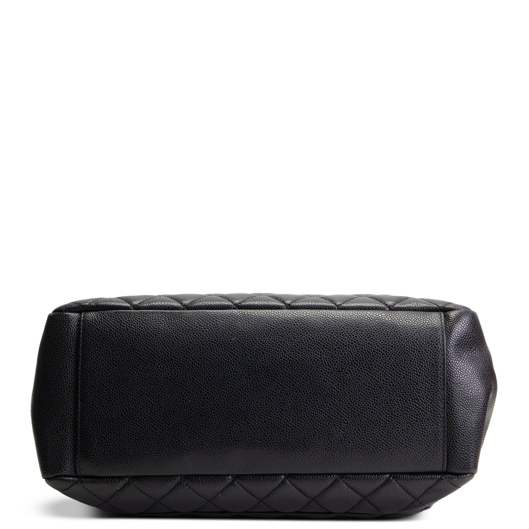 CHANEL Caviar Quilted Grand Shopping Tote - Black