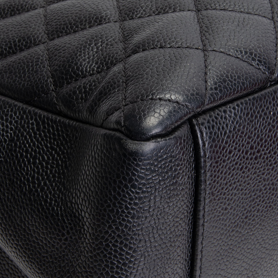 CHANEL Caviar Quilted Grand Shopping Tote - Black