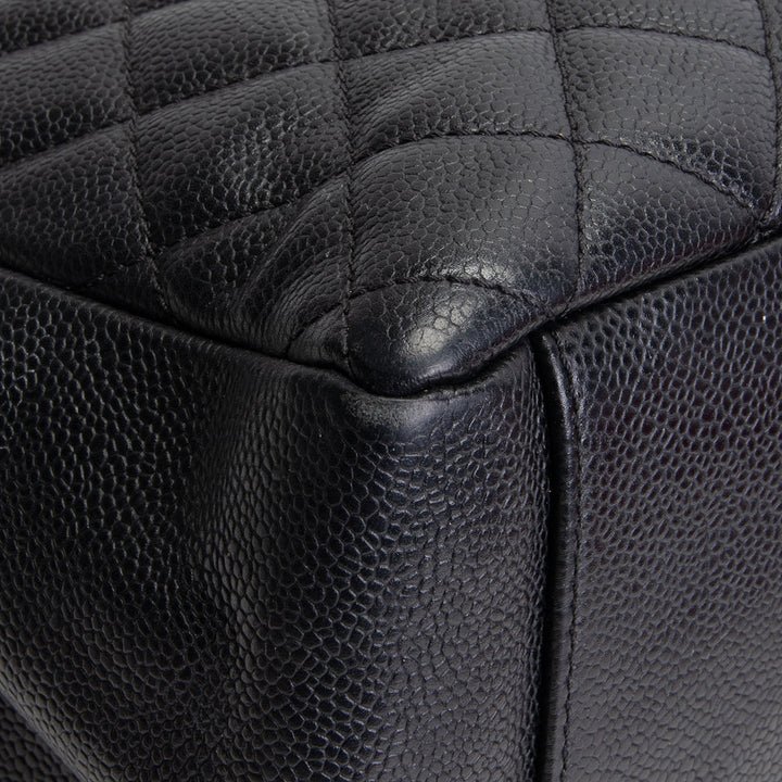 CHANEL Caviar Quilted Grand Shopping Tote - Black