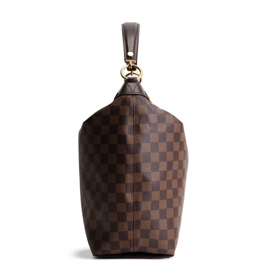 LOUIS VUITTON Damier Ebene Duomo Hobo