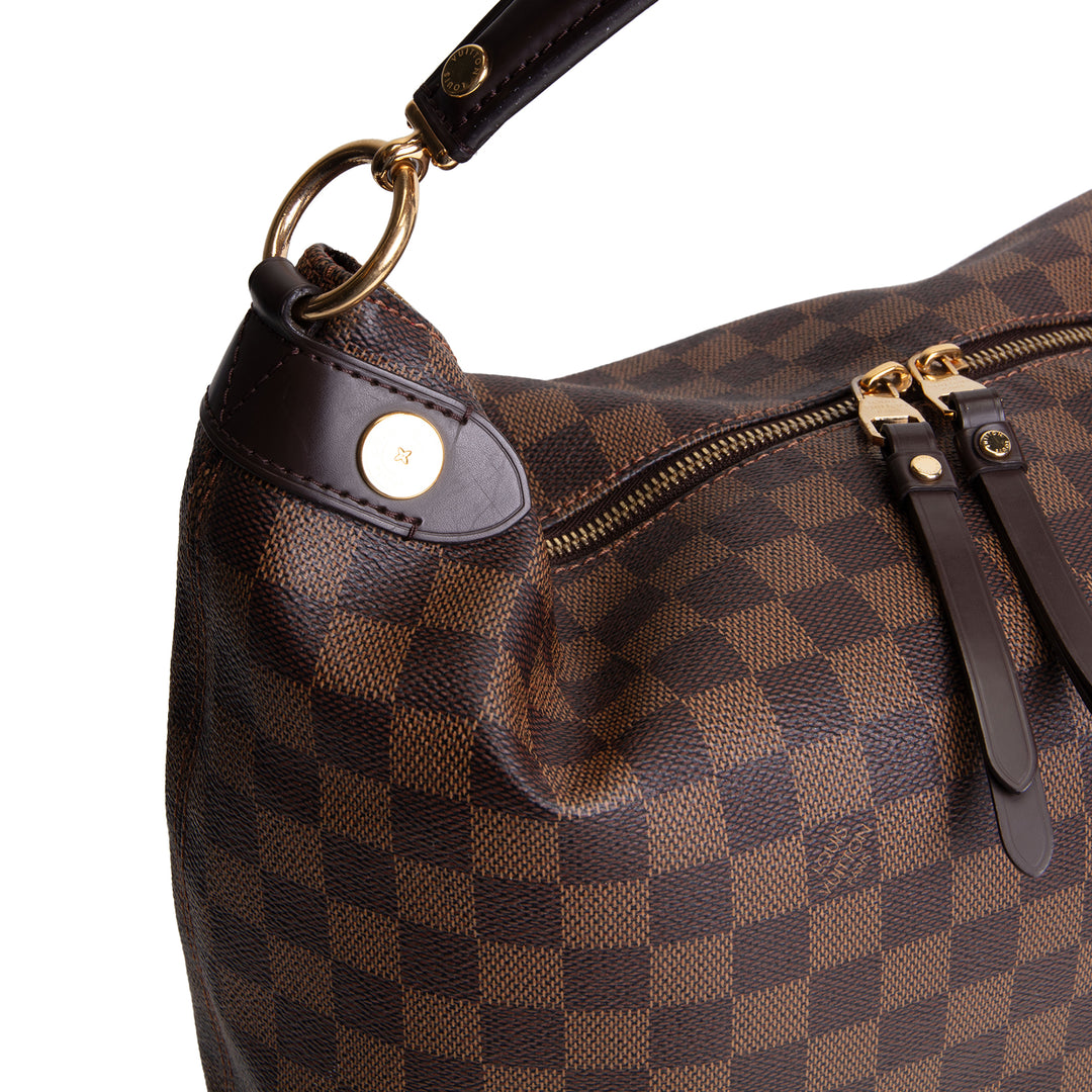 LOUIS VUITTON Damier Ebene Duomo Hobo