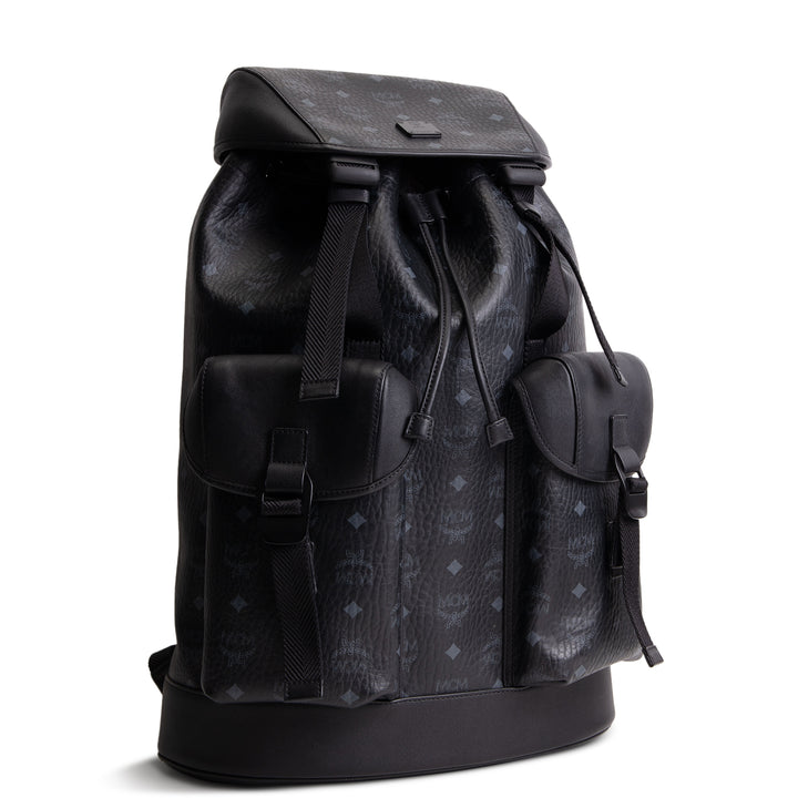 MCM Visetos Backpack - Black