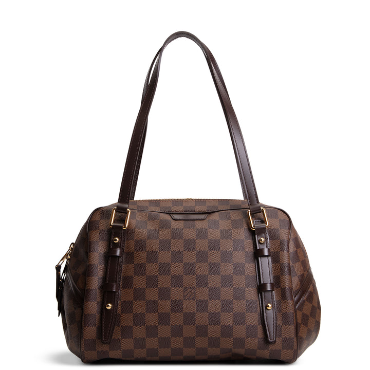 LOUIS VUITTON Damier Ebene Rivington Satchel