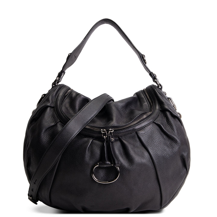 GUCCI Icon Bit Hobo - Black
