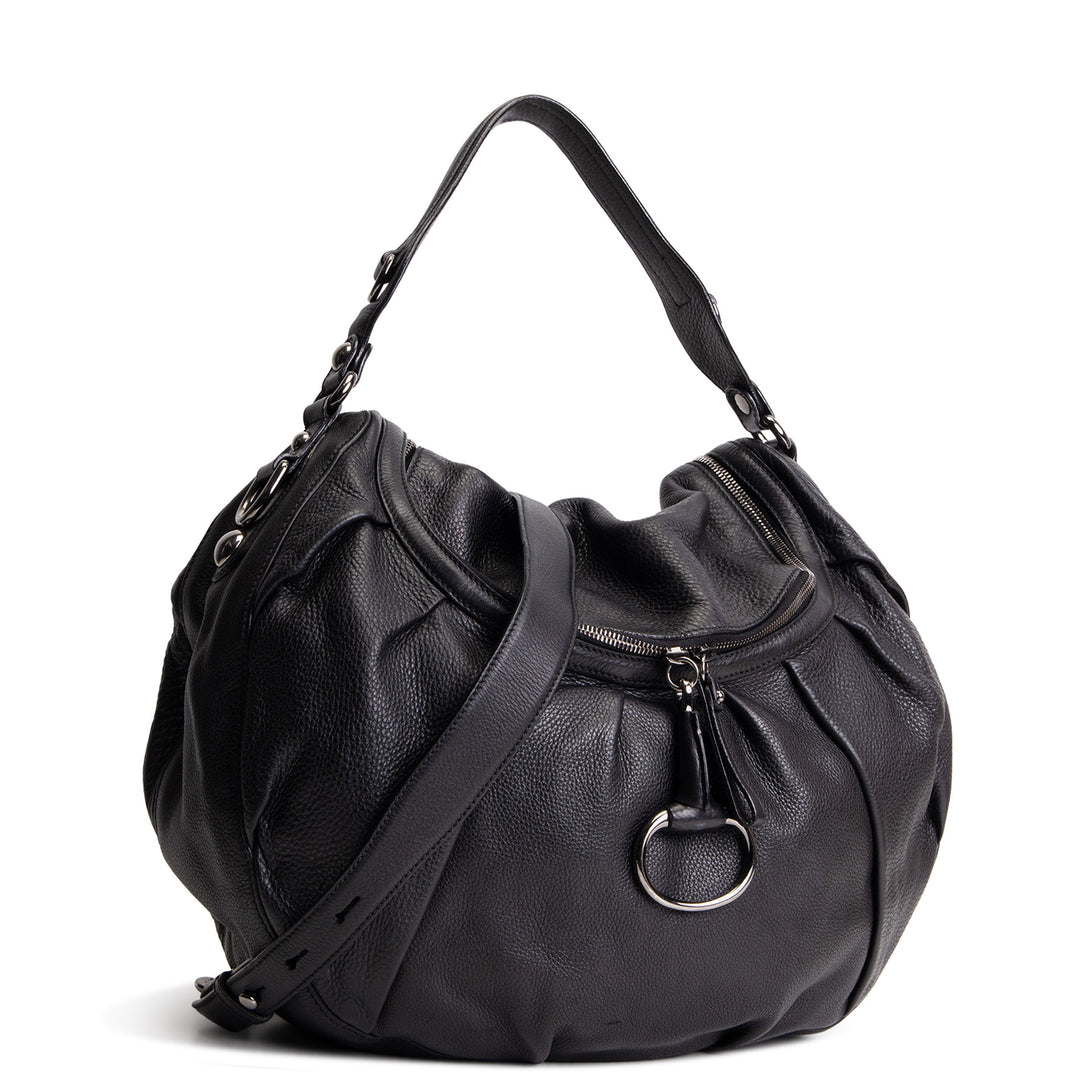 GUCCI Icon Bit Hobo - Black