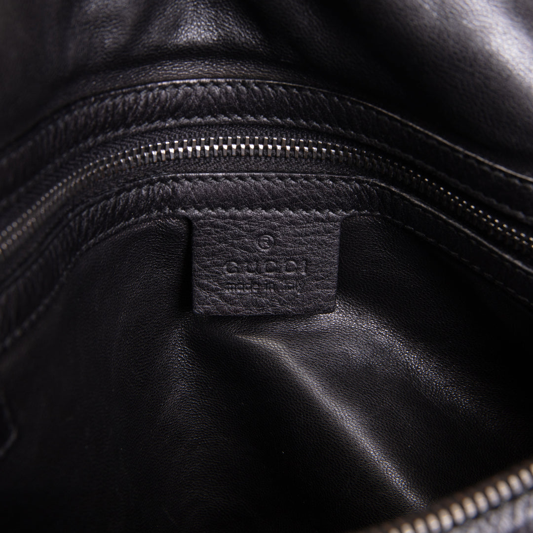 GUCCI Icon Bit Hobo - Black