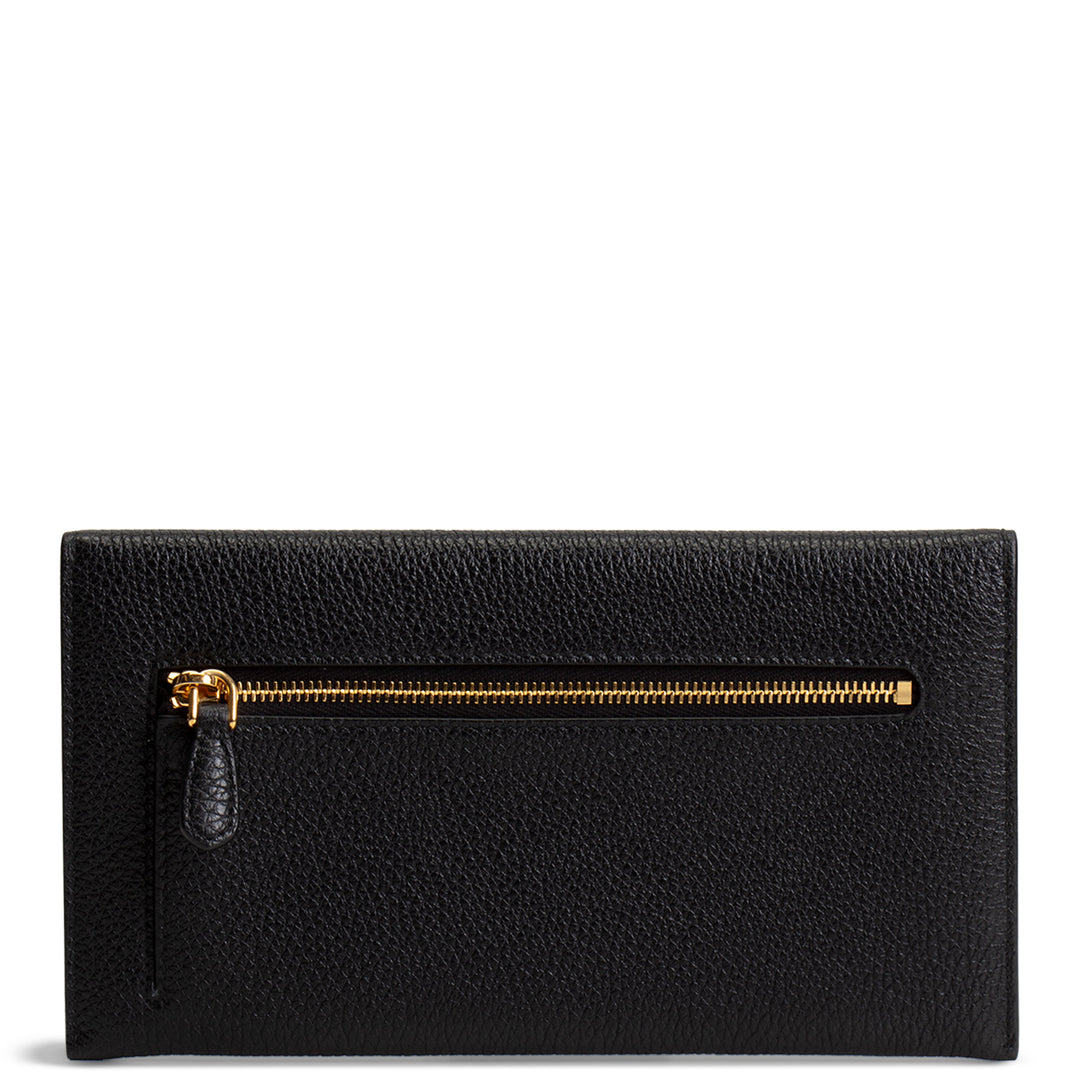 PRADA Pebbled Leather Envelope Pouch